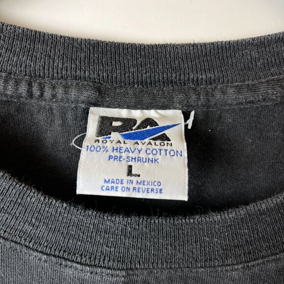 1997 Vintage 90s Mall of America T Shirt Adult Black Large L Celebration Solid - Picture 4 of 16